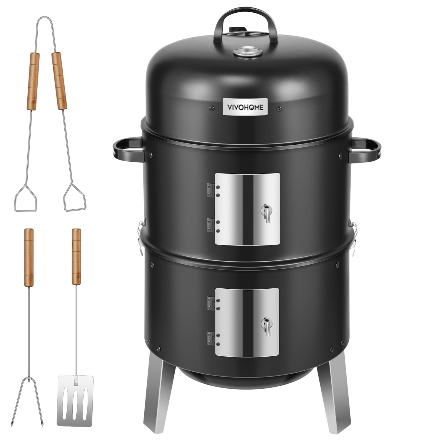 How to use a vertical charcoal smoker best sale