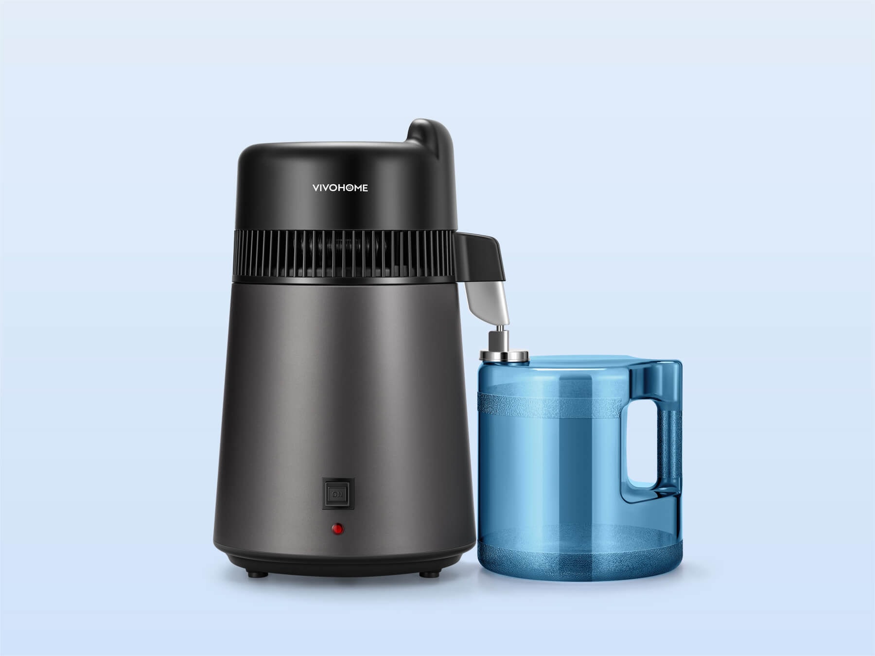 VIVOHOME Water Distiller Countertop 1.6 Gallon/6L 900W Distilled