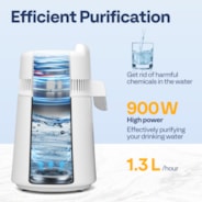 VIVOHOME Water Distiller Countertop with Smart Switch Purifier Filter