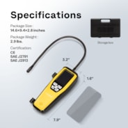 VIVOHOME HVAC Refrigerant Freon Leak Detector With Rechargeable Battery