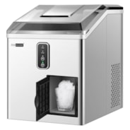 VIVOHOME 2 in 1 Electric Countertop Automatic Ice Maker and Shaver Machine with Self Cleaning Function 33lbs/Day