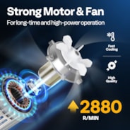 VIVOHOME HVAC Vacuum Pump 1/2 HP 5CFM 2 Stage and 4 Way AC Manifold Gauge Set Kit