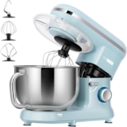 VIVOHOME Countertop Tilt-Head 10 Speed 6 Quart Stand Mixer Blue