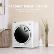 VIVOHOME Electric Compact Portable Clothes Laundry Dryer Machine