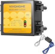 VIVOHOME Trailer Breakaway Kit with Battery and LED Test Indicator