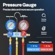 VIVOHOME 1/3 HP 4.5CFM Single Stage A/C Vacuum Pump and AC Manifold Gauge Kit