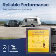 VIVOHOME Trailer Breakaway Kit with Battery and LED Test Indicator