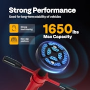 SPECSTAR Moveable Under Hoist Support Stand with Foot Pedal