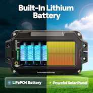 VIVOHOME Solar Powered Trailer Breakaway Kit with LiFePO4 battery and LED Test Indicator