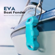 VIVOHOME Boat Bumpers with Nylon Rope and Fixed Lock Fit Blue