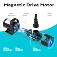 VIVOHOME 120W 2700GPH Submersible Water Pump with 180° Seamless Adjustable Nozzle and Barrier Bag for Koi Pond Waterfall Fountains Fish Tank