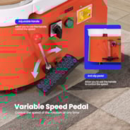 VIVOHOME 11Inch 28CM Electric Pottery Throwing Wheel with Bat Pin Holes, Ceramic Clay Wheel with Foot Pedal and Detachable Basin