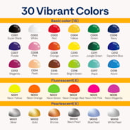 VIVOHOME Airbrushing Paint Set 30 Color