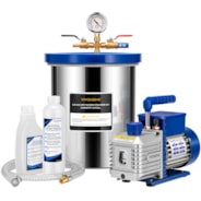 VIVOHOME 5 Gallon Vacuum Chamber And Vacuum Pump Set