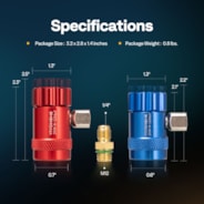 VIVOHOME Refrigerant R1234yf Quick Coupler Adapter Kit