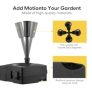 VIVOHOME 530 GPH Submersible Pond Filter Pump Fountain Kits with Sterilizer Suitable for Ponds of 920 Gallons, Water Pump Built In