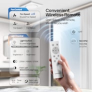 Autoflow Bathroom Exhaust Fan with Light & Humidity Sensor (30-110-160CFM) - 2700K/4000K/5700K & Energy Efficient EC Motor, Constant Airflow (Install Kit, 4-in Duct)
