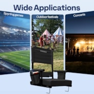 VIVOHOME Height Adjustable High Back Stadium Seat with Back Support and Cushion, Portable Bleacher Chair with Cup Holder and Shoulder Strap, Black