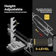 VIVOHOME 304 Stainless Steel Rotisserie Grill Kit with 120V 4W Motor