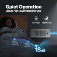 VIVOHOME 4" x 12" Opening Smart Vent Register Booster Fan with Intelligent Thermostat & 10-Speed Remote Control - 13.8" x 5.5" Vent Cover for Room, Floor, Wall - White