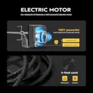 VIVOHOME 304 Stainless Steel Rotisserie Grill Kit with 120V 4W Motor