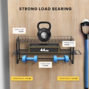 SPECSTAR Power Tool Organizer Wall Mount 3 Layers Heavy Duty Tool Shelf with 7 Drill Holders Storage Rack for Garage Workshop