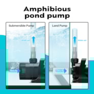 VIVOHOME 200W 2600GPH Submersible Water Pump with Barrier Bag, 20ft High Lift for Waterfall Fountains Fish Tank Pond
