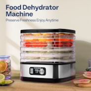VIVOHOME 5 Trays Food Dehydrator Machine with 72H Digital Timer and Temperature Control
