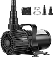 VIVOHOME 120W 2700GPH Submersible Water Pump with 180° Seamless Adjustable Nozzle and Barrier Bag for Koi Pond Waterfall Fountains Fish Tank