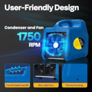 VIVOHOME R1234yf R32 3/4 HP Portable Refrigerant Recovery Machine