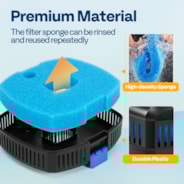 VIVOHOME 2-Pack Replacement Pond Filter Pad Trays for 4-in-1 Pond Filter System Kits, Extra Fountain Filter Baskets for Improving Filtration Effect