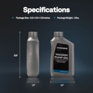 VIVOHOME 2 Pack Premium High Vacuum Pump Oil 11.16oz