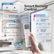 VIVOHOME Bathroom Exhaust Fan with RGB Light & Humidity Sensor (30-110-160CFM) & Bluetooth Speaker - 2700K/4000K/5700K LED Light