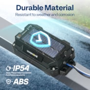 VIVOHOME Solar Powered Trailer Breakaway Kit with LiFePO4 battery and LED Test Indicator