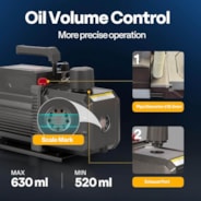 SPECSTAR HVAC Air Vacuum Pump 9.6 CFM Dual-Stage Rotary Vane