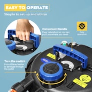 VIVOHOME Bio Pressure Pond Filter with 13W Light, Max. Flow 2380GPH Suitable for Koi Ponds up to 800 Gallons or Ornamental Ponds up to 1600 Gallons