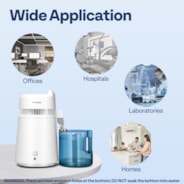 VIVOHOME Water Distiller Countertop with Smart Switch Purifier Filter