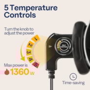 VIVOHOME Electric Hot Pot 6L Non-Stick Shabu-shabu Hot Pot with Divider