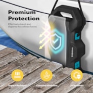 VIVOHOME Boat Bumpers with Nylon Rope and Fixed Lock Fit 4PCS