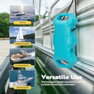 VIVOHOME Boat Bumpers with Nylon Rope and Fixed Lock Fit Blue