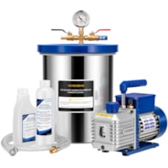 VIVOHOME 3 Gallon Vacuum Chamber And Vacuum Pump Set
