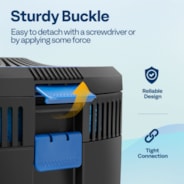 VIVOHOME 2-Pack Replacement Pond Filter Pad Trays for 4-in-1 Pond Filter System Kits, Extra Fountain Filter Baskets for Improving Filtration Effect