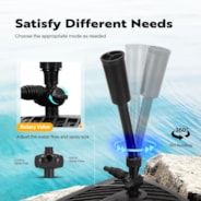 VIVOHOME All-in-One Pond Filter Fountain System Kits, 540 GPH Submersible Water Pump for Ponds up to 1060 Gallons