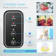 VIVOHOME 2 in 1 Electric Countertop Automatic Ice Maker and Shaver Machine with Self Cleaning Function 33lbs/Day