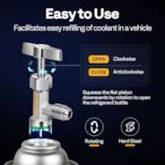 VIVOHOME R134a Self Sealing Can Tap Opener for R134a Refrigerant