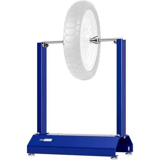 VIVOHOME Motorcycle Bike Wheel Balancer, Rim Tire Alignment Balancing Tools for Most Motorcycles and Sport Dirt Bikes with Adjustable Centering Cones, Blue