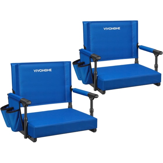 VIVOHOME Stadium Seats with Back Support and Cushion