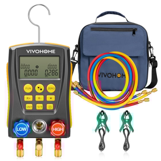 VIVOHOME Refrigeration Digital AC Manifold Gauge Set