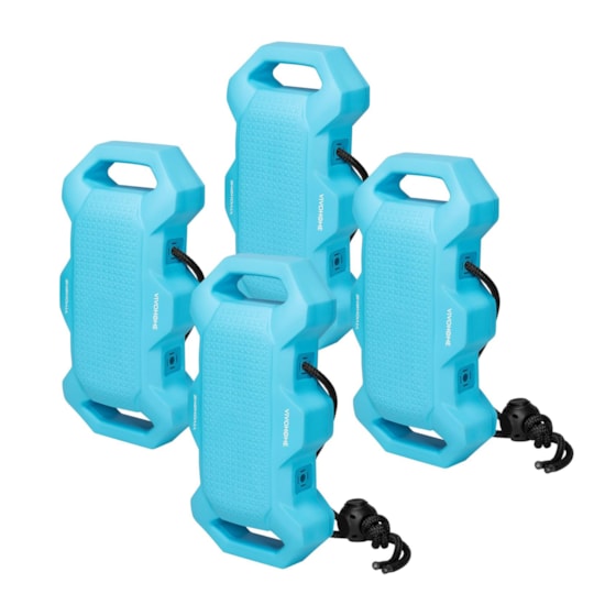 VIVOHOME Boat Bumpers with Nylon Rope and Fixed Lock Fit Blue