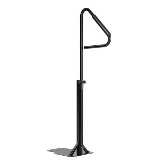 VIVOHOME 360 Rotatable Hot Tub Safety Handrail, Height Adjustable 34.7'' to 63'', Slide-Under Base Spa Step Handle 600 LBS Load/Rubber Sponge for Indoor Outdoor